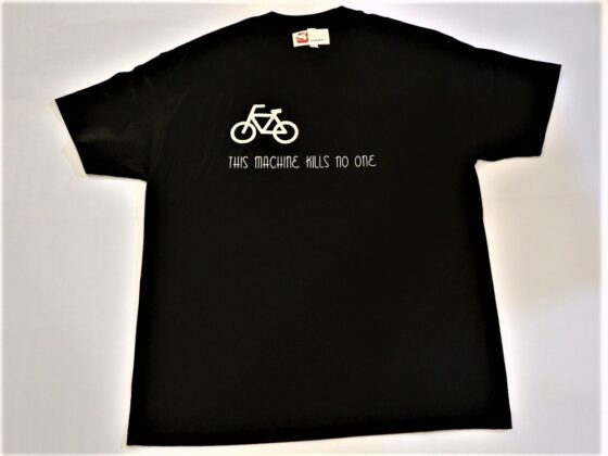 SHANTii × FLAME bike　TEE　BLACK①