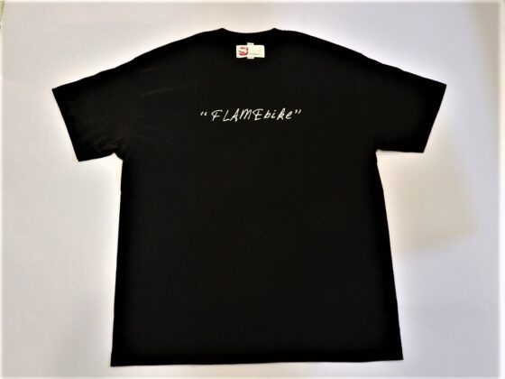 Shantii × FLAME bike　TEE BLACK②