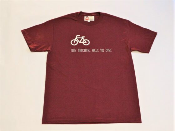 【SHANTii × FLAME bike　TEE】BURGUNDY