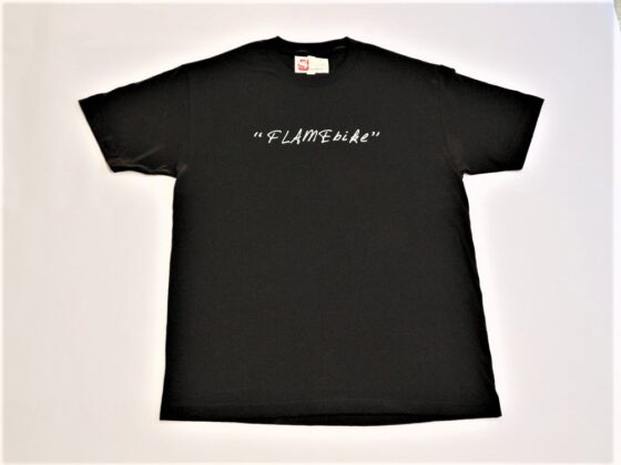 【SHANTii × FLAME bike　TEE】BLACK