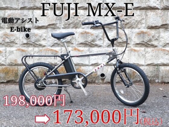 FUJI（フジ）電動自転車 MX-E（エムエックス　イー）シルバー